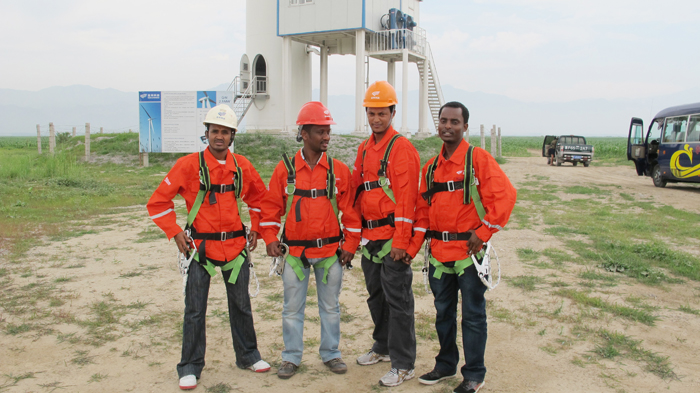 埃塞俄比项目部雇佣当地员工，提升就业率（Project Department of Ethiopia employed local personnel to improve the employment rate.）.JPG